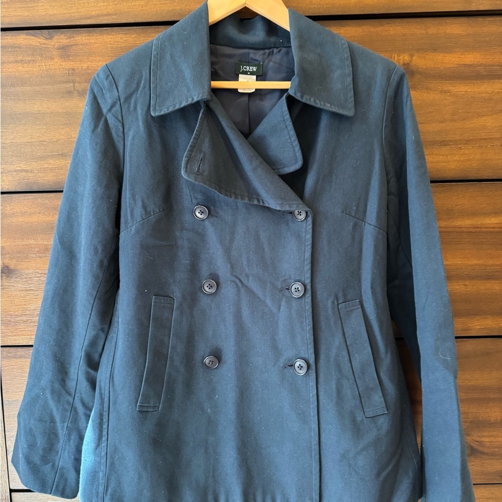 J. Crew Women's Classic Navy Peacoat